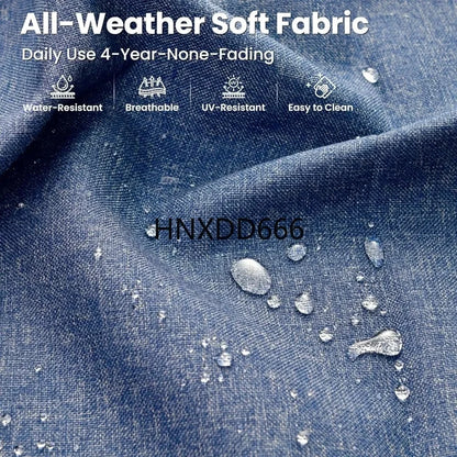 5 Pieces Outdoor Sectional Sofa Couch with Comfy Cushions Deep Seat, Modern Modular Wicker Rattan Conversation Set