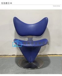 Nordic simple leisure chair light luxury creative design single sofa reception chair metal butterfly chair