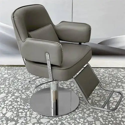 Workshop Tattoo Barber Chair Cosmetic Nail Trolley Workshop Luxury Adjustable Barber Chair Stool Silla De Barbero Home Furniture