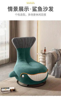 Rotating shark whale apartment 360 can be transferred to self-produced and self-sold dormitory light luxury Internet celebrity s