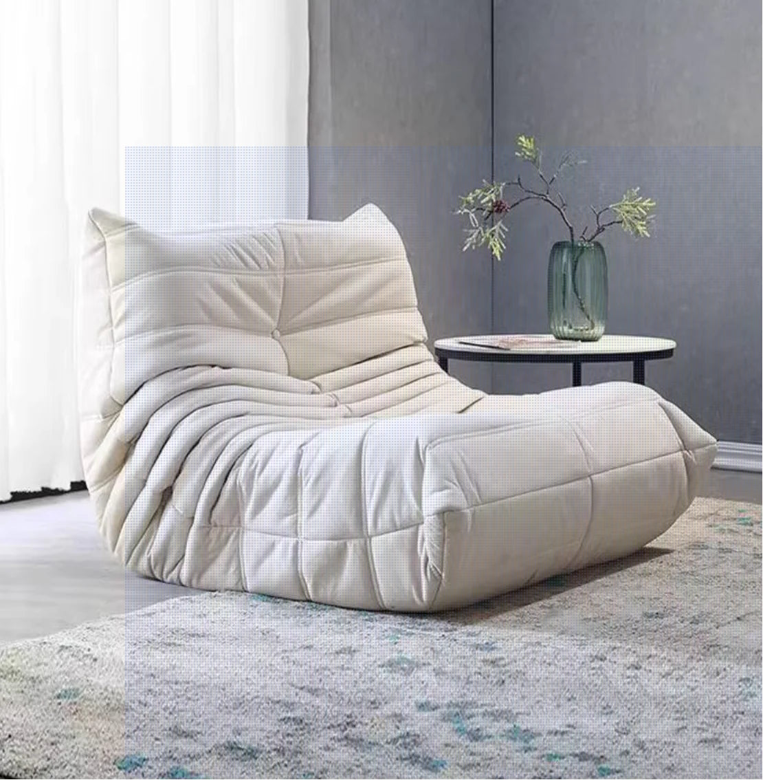 Caterpillar lazy sofa living room can sleep small apartment balcony can lie single sofa chair Internet celebrity tatami double