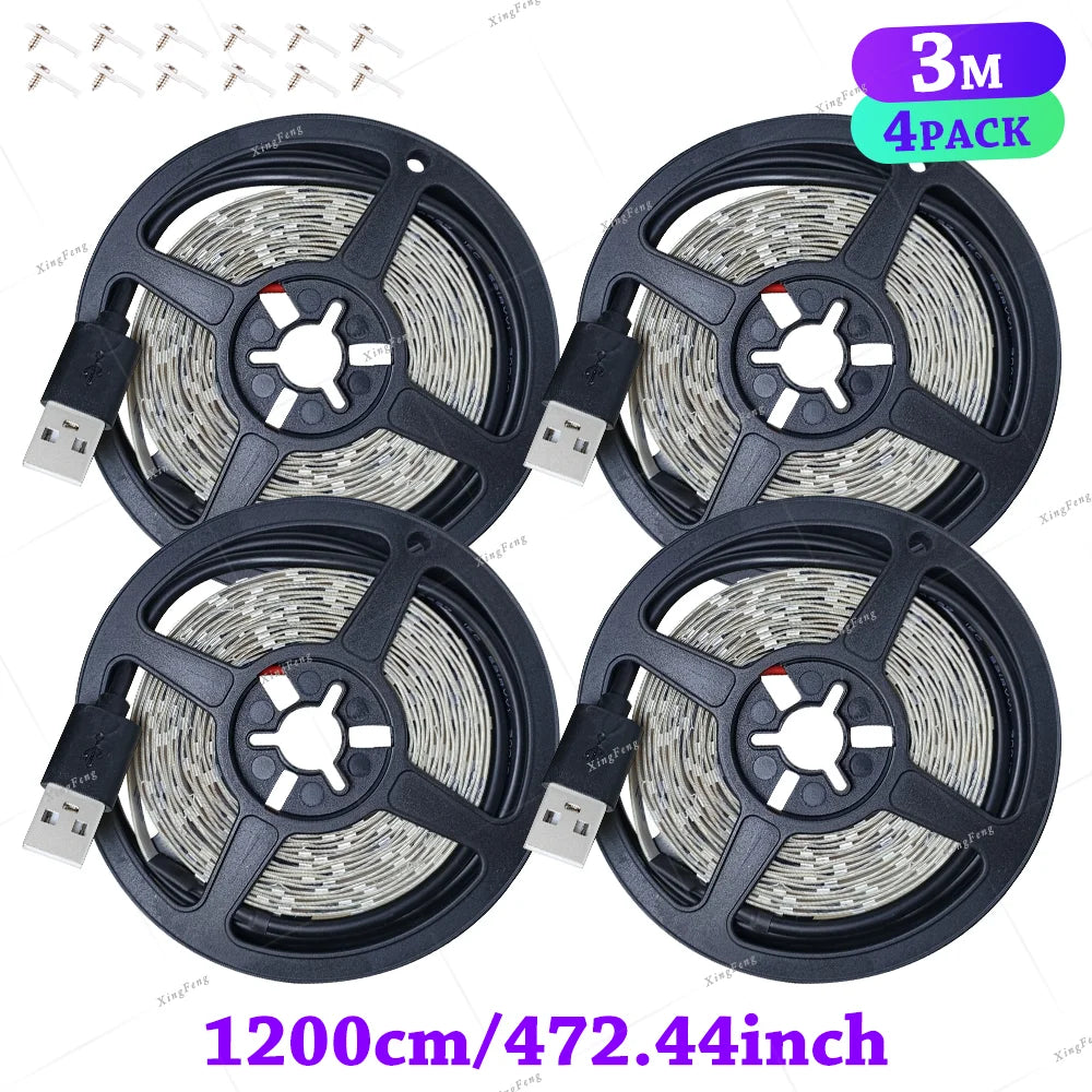 1-12m UV black strip light,DC 5V,USB plug,385-400nm,60 LED/m,lighting painting,luminous party,fluorescent poster,living room