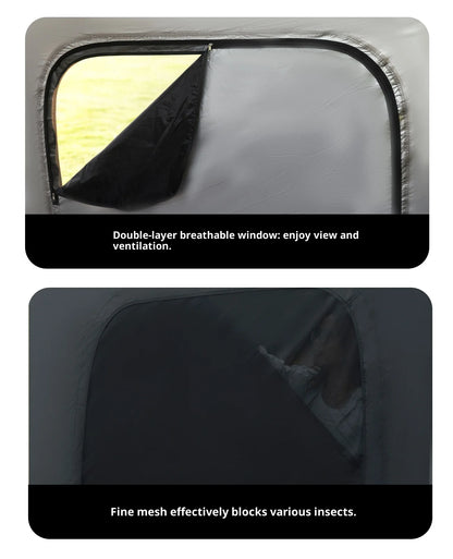 MOUNTAINHIKER Large Space 3-6 Persons Inflatable Tent Windproof Spacious Interior Family Outdoor Camping House