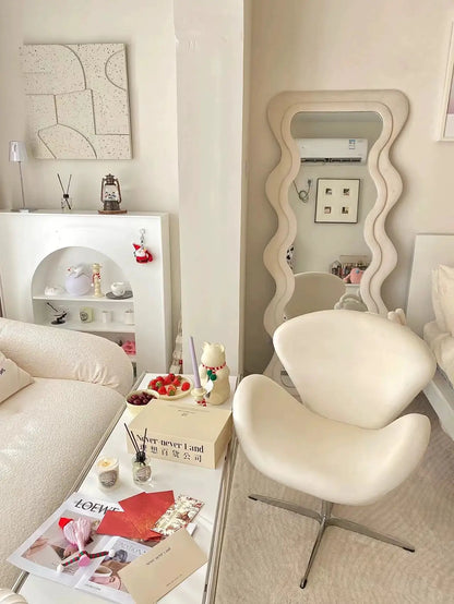 Wrap Swan Chair Leisure Chair Small Sofa Home Furniture Comfortable Living Room Chair Minimalist Lifting Office Chair Makeup Sto