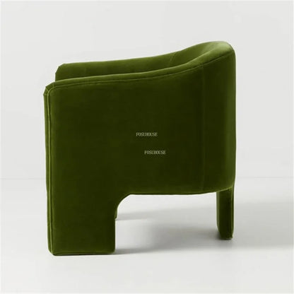 Nordic Hotel Leisure Living Room Chairs Simple Home Furniture Designer Single Lazy Sofa Balcony Coffee Shop Backrest Armchairs L