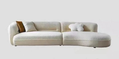Interior Cream Style Modern Living Room Sofa Simple Designer Minimalist Relaxing Aesthetics Decor Muebles Lounge Suite Furniture