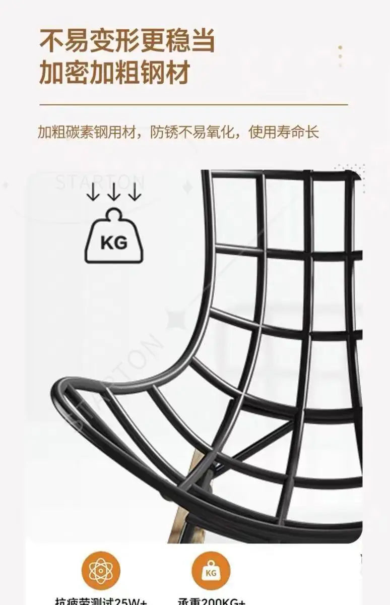 Lazy Snail Sofa Single Rocking Chair Super Soft Penguin Rocking Chair Balcony Living Room Leisure Lounge Chair Household Adult