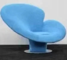 Modern designer special-shaped fiberglass, hotel light luxury art leisure petal single reclinerAA