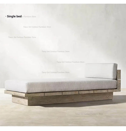 Japanese Style Waterproof and Sunscreen Garden Sofas Simplicity  Designer Modern Garden Sofas Art Outdoor Furniture Divano HBOS