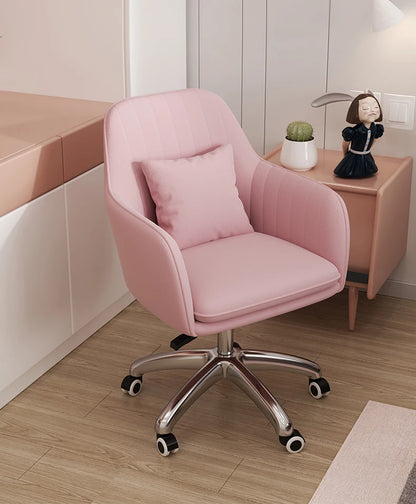 Lift Swivel Office Chairs Bedroom Home Armrest Backrest Leisure Computer Chair Student Dormitory Comfortable Learning Desk Chair