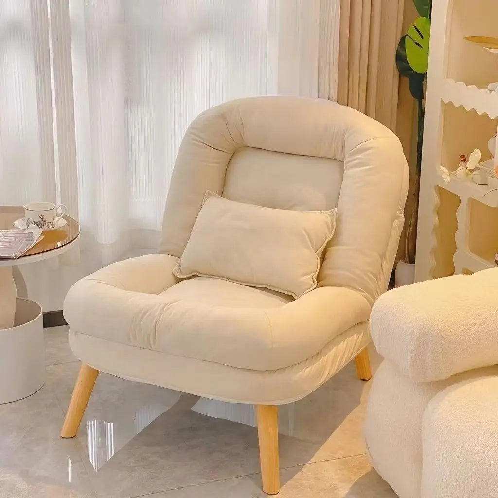Sofa reclining small sofa single nap leisure chair bedroom reading recliner household simple lazy sofa
