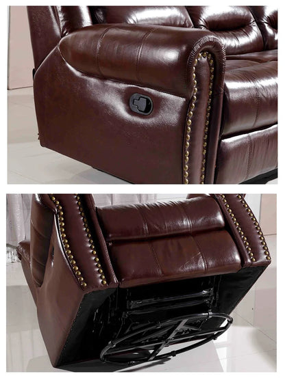 Living room furniture combination first-class electric cabin multifunctional rivet sofa chair