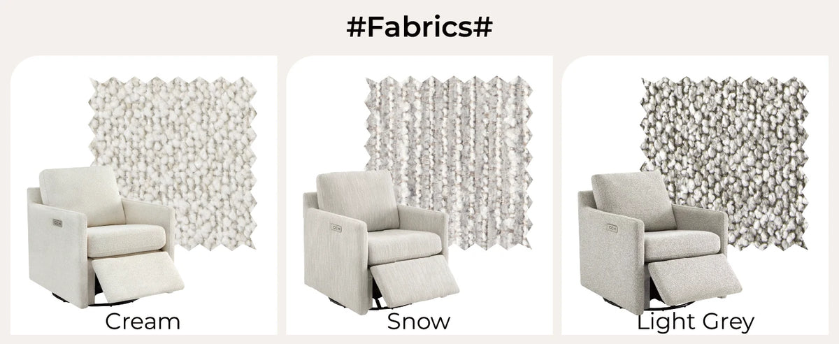Swivel Accent Chair with Electric Footrests, Living Room Sofa Chair with Power Motor, USB and Type-C Ports, Cream