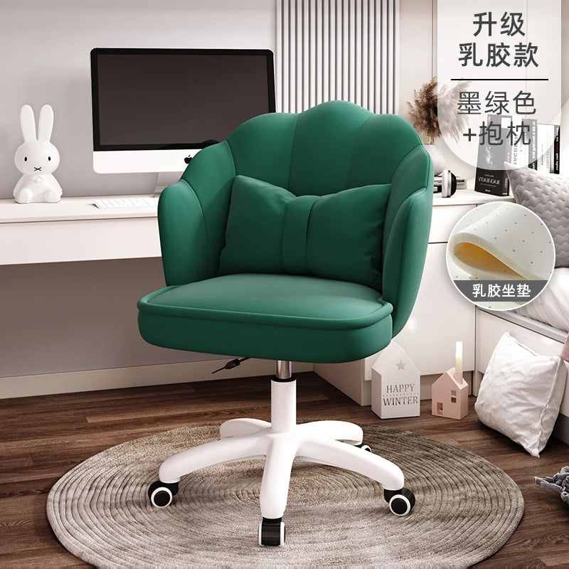 Home Comfortable Study Office Chairs Back Swivel Chair Dormitory Gaming Chair Student Lovely Computer Chair Bedroom Furniture