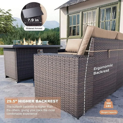 Outdoor Patio Furniture Set with 43