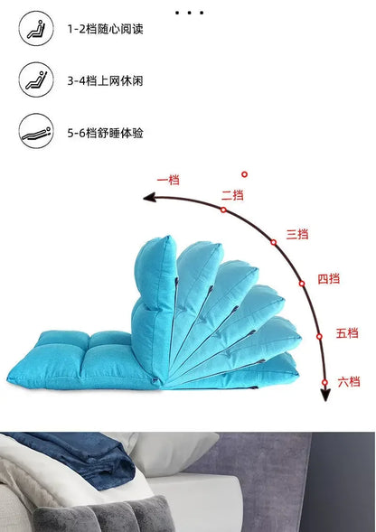 Floating Window Chair Lazy Person Sofa Single Person Tatami Bedroom Balcony Dormitory Small Bed Backrest Chair Folding