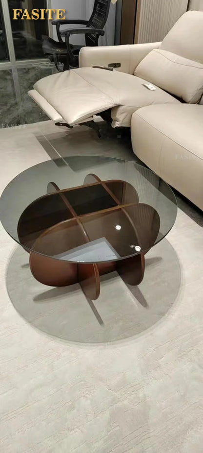 Unique Display Coffee Table Clear Ornaments Aesthetic Minimalist Coffee Table Luxury Design Mesa Centro Salon Home Furniture