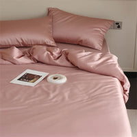 Mulberry Silk Bedding Set Luxury Natural 100% Silk Duvet Cover Set Bed Sheet Pillowcase Single Double Bedsheet King Queen Size