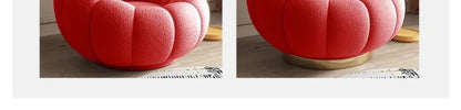 Pumpkin Lazy Sofa Sleeping Lying Apartment Living Room Balcony Leisure Rotating Lamb Fleece