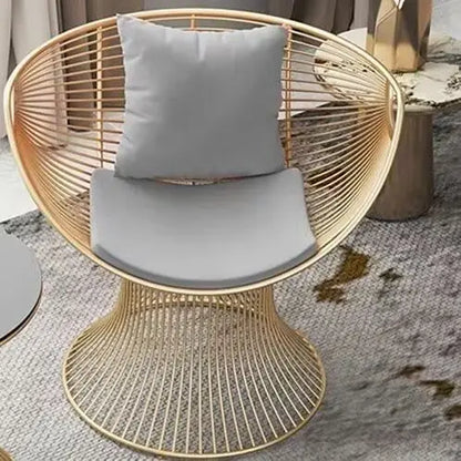 Cream Style Single Sofa Chair Designer Light Luxury Living Room Reception Table Balcony Leisure Table Chair Three Piece Set