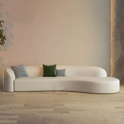 Accent Canape Curved Living Room Sofasv Japandi Postmodern Elegantes Design Cloud Backrest Bedroom Lazy Divano Trendy Furniture