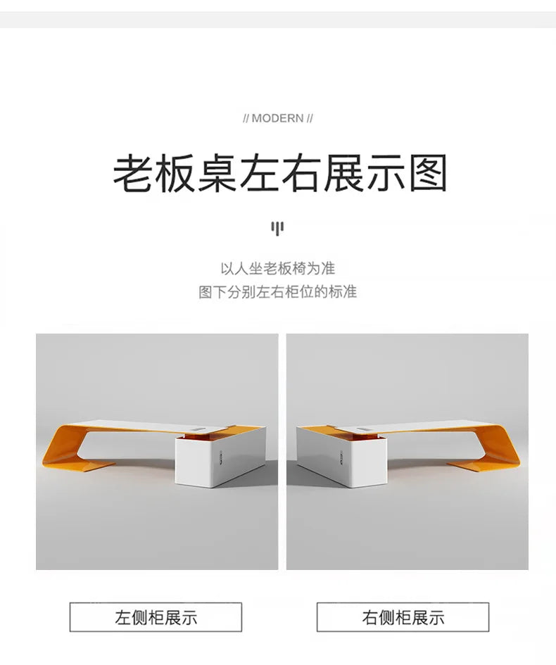 Specially Irregular Office Desk Shaped Useful Leadership Function Offcie Desk Art Support Office Furniture Der Schreibtisch XYOD