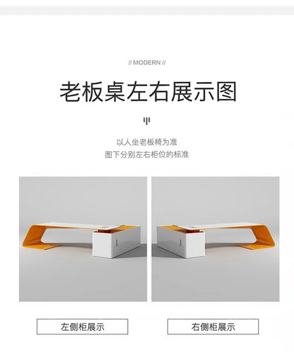 Specially Irregular Office Desk Shaped Useful Leadership Function Offcie Desk Art Support Office Furniture Der Schreibtisch XYOD