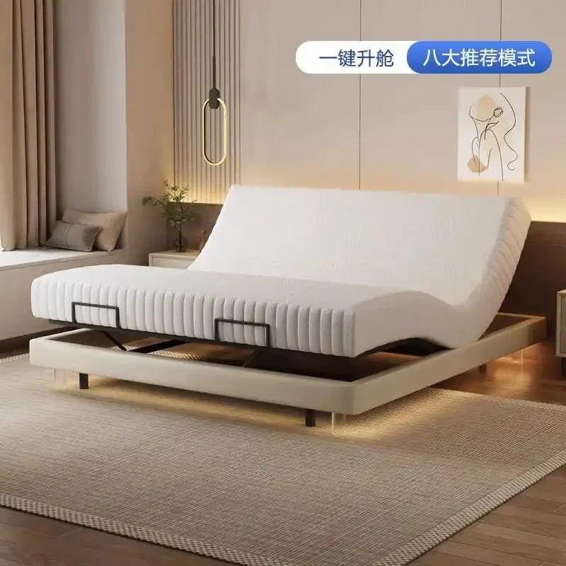 Smart Luxury Bed Modern Sofa Design Bedroom Platform Sleeping Massage Bed Platform Safe Letto Matrimoniale Office Furniture