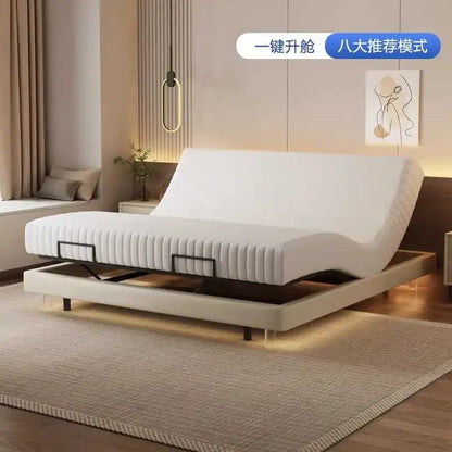 Smart Luxury Bed Modern Sofa Design Bedroom Platform Sleeping Massage Bed Platform Safe Letto Matrimoniale Office Furniture