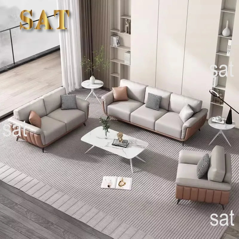 #x Small Luxury Office Furniture Living Room Office Sofa Set Fabric Cover Modern 1 3 Seat Sofa