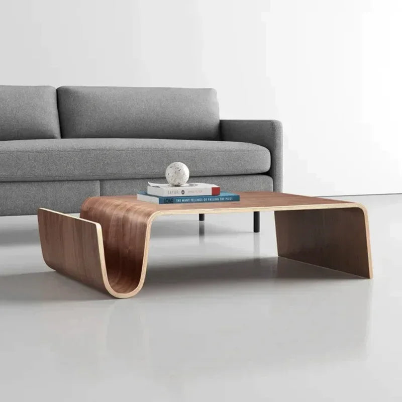 Mesa  centro auxiliar de comedor de madera, mueble moderno