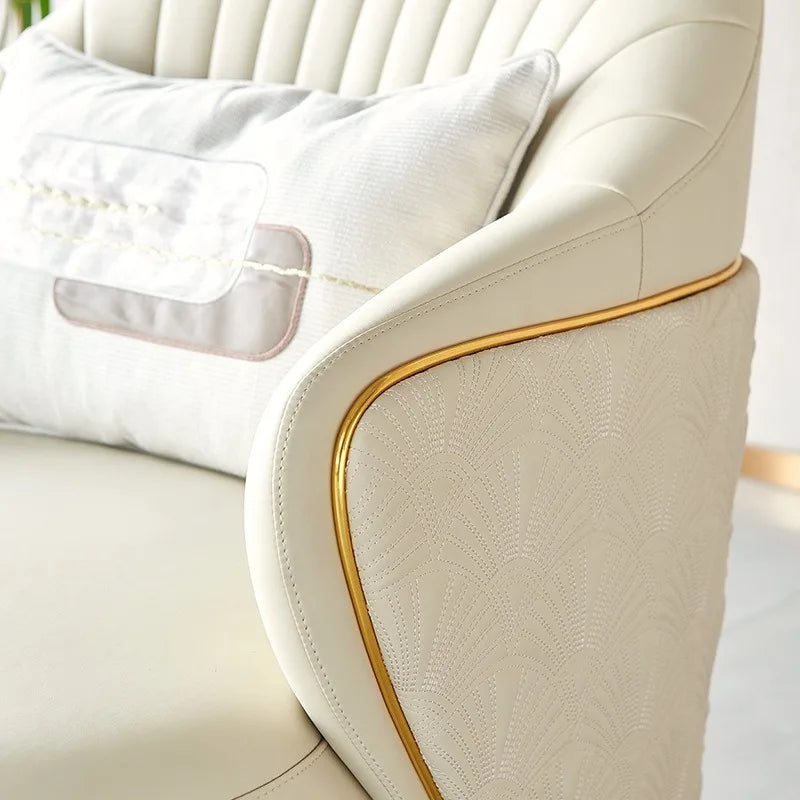 Italian minimalist leisure simple light luxury designer furniture negotiation reception sofa armchair