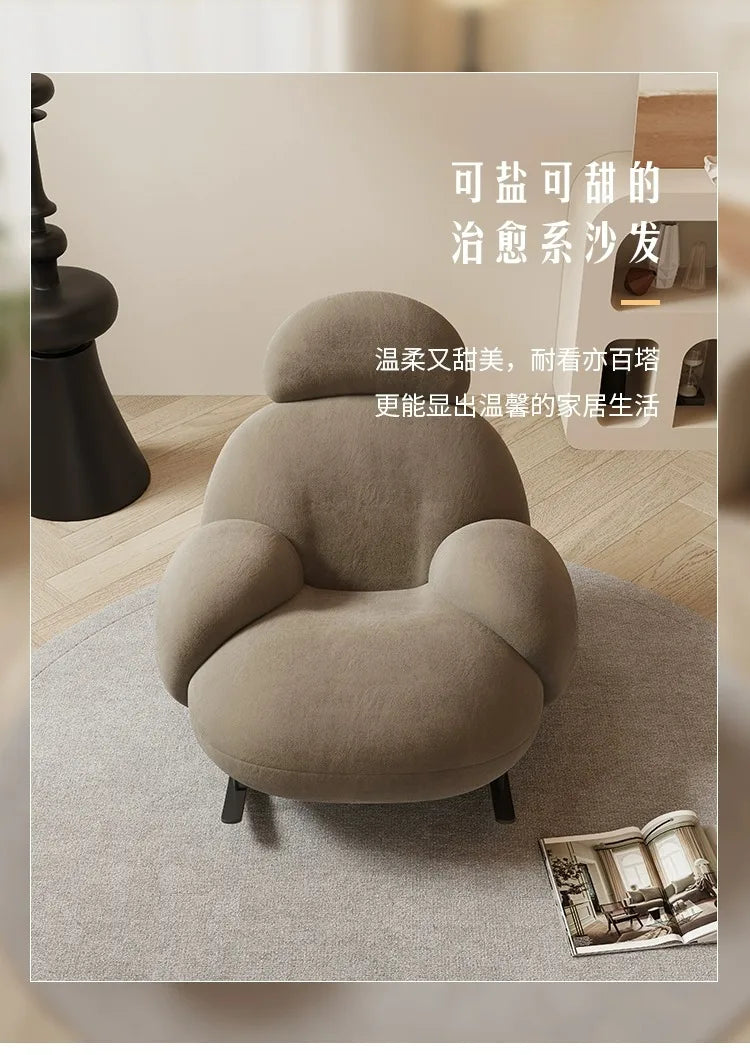 elegant creativity armchair Luxury Design modern comfortable Adult rocking chair balcony fashion mecedora adulto home furniture