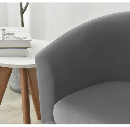 2pc/set Plush Club Chair Slipcover Stretch Elastic Chair Covers Solid Color Tub Chair Slipcovers Spandex Armchair Sofa Cover