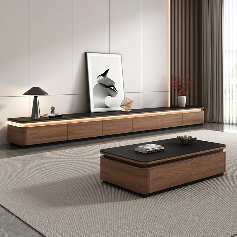 Storage Retro Design Tv Stand Coffee Table Lights Minimalist Floor Tv Stands Home Universal Mueble Para Televisor Furniture