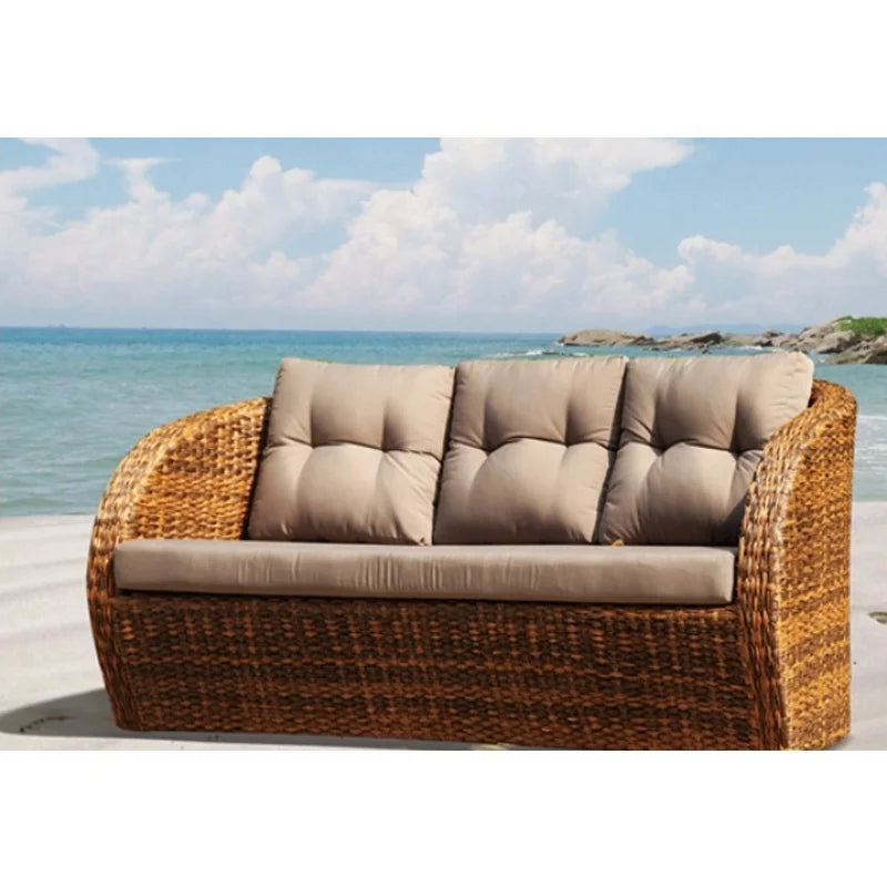 Aluminum Outdoor Garden Rattan Furniture Chair Sofa Set Rope Furniture Set Garden Sets