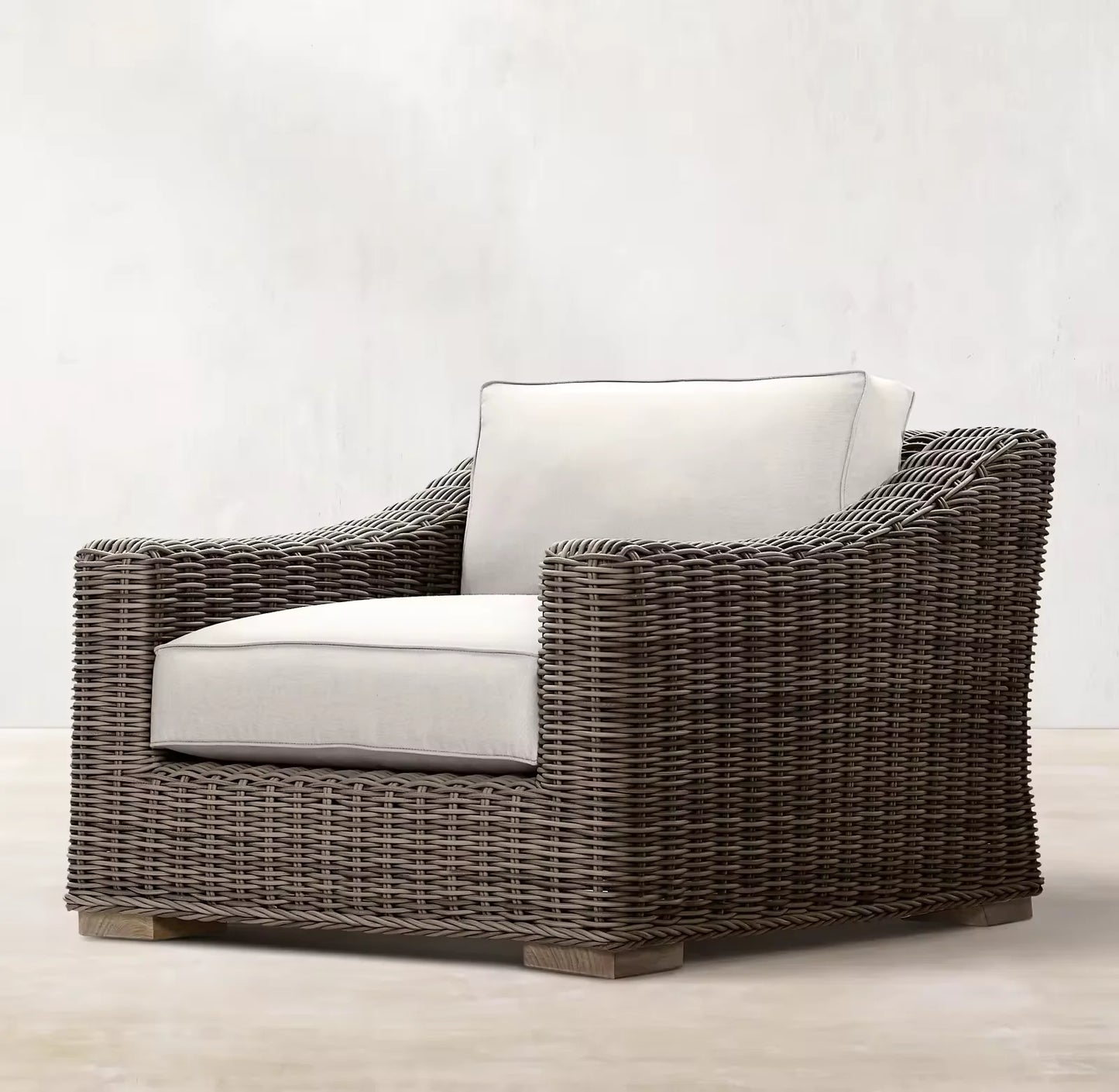 Hotel Garden Rattan Patio Sofa Sets Wicker Rattan Sofa Outdoor Aluminum Frame Rattan Sofa Set