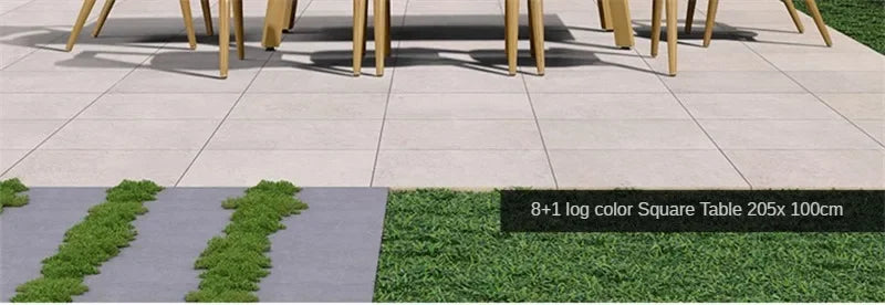 Waterproof and Sun-proof Garden Outdoor Chairs Leisure Outdoor Furniture Aluminum Alloy Chair Modern Patio Balcony Table Chairs