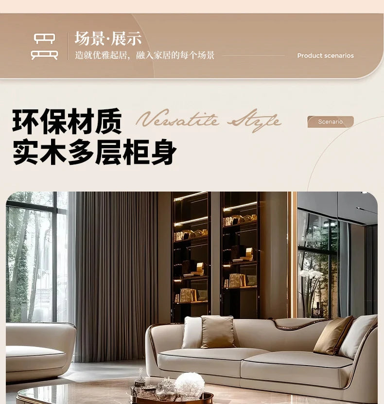 Classic Italian Coffee Tables Brown High Quality Designer Living Room Coffee Tables Modern Luxury Mesa De Centro Furniture Home