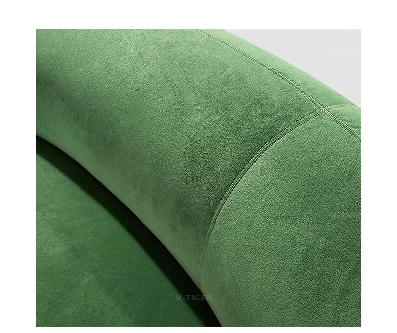 Whole house furniture Nordic Light Luxury Minimalist Cashew Sofa Designer Curved Living Room Fabric Craft Sofa Combination