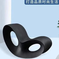 Nordic Light Luxury Outdoor Rocking Chair Durable Outdoor Recliner Leisure Modern Simple Chair Living Room Home Chaise Lounge