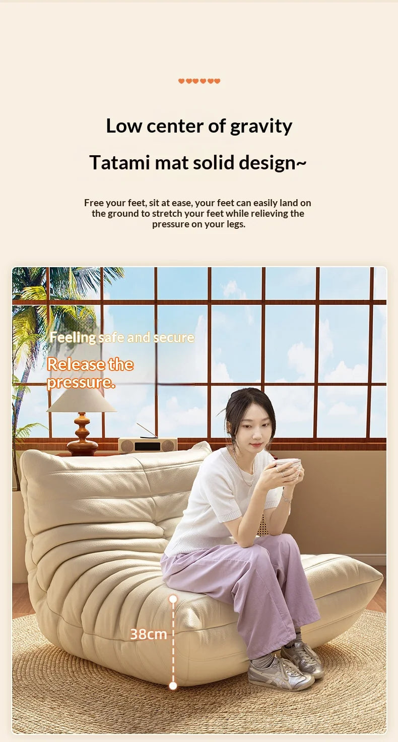 Lazy Sofa Reclining Sleeping Bedroom Small Sofa Bedside Tatami Leisure Chair Living Room Sofa