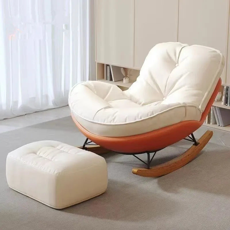 Lazy Couch Penguin Rocking Chair Indoor Leisure Rocking Chair Lounge Chair Rocking Daybed Adult Lounge Snail Balcony Home Egg