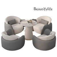 Hotel office negotiation sofa table and chair leisure reception sofa chair