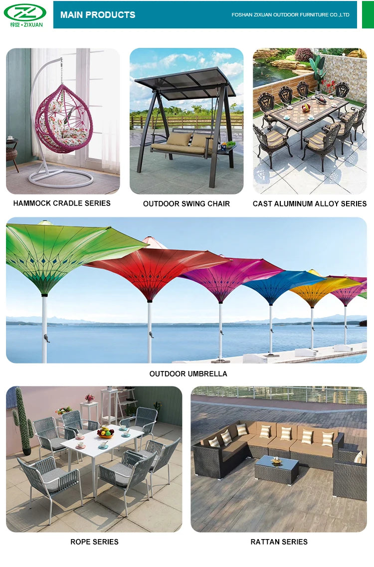 Patio Outdoor Furniture Cast Aluminum Chairs and Table Garden Metal Dining Sets Balcony Leisure Furniture Barbecue
