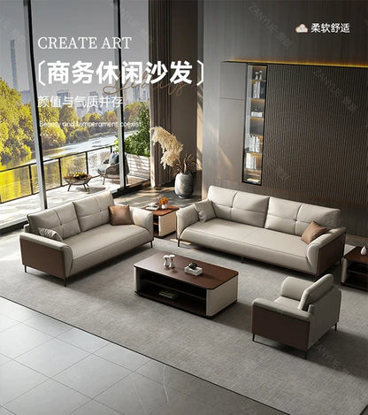 Designer Luxury Living Room Sofa Set Minimalist Beige Sectional Modern Nordic Sofas Puffs Double Canape Salon Home Furniture