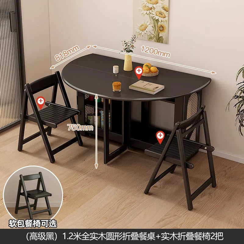 Waterproof Chair Dining Table Breakfast Modern Chair Side Dining Table Space Savers Round Set Sala Da Pranzo Home Furnitures