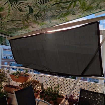 4x4m Camping Awning Tent  Summer Outdoor UV Protection Shade Membrane Sun Shade Net Car Tent Beach Privacy Sunscreen Mesh Cover