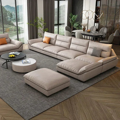 Living Room Sofas Modern  Puffs Relaxing Design Luxury Sofa Elegant Recliner Home Furniture