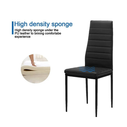 Modern Dining Table Set Chairs Modern Glass Top Dining Room Sets Kitchen Furniture Mesa De Jantar Dining Table and Chair Set